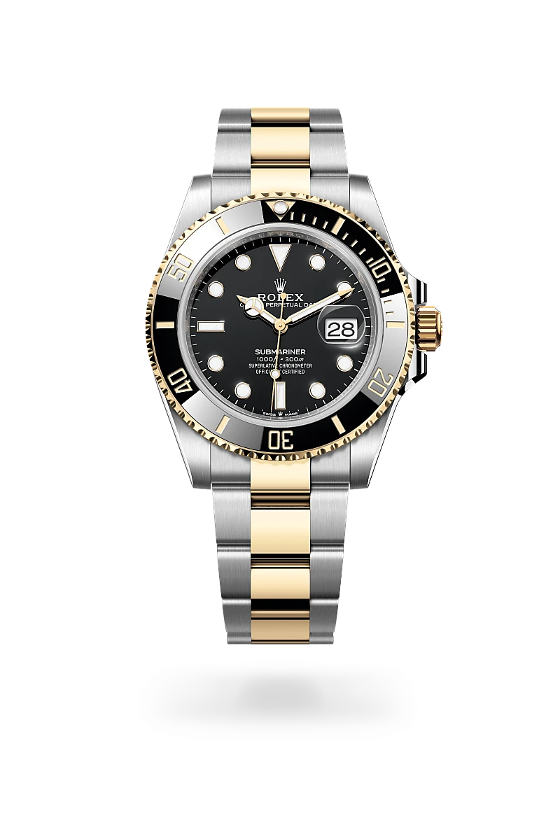 Rolex Submariner Date腕錶黃金鋼（蠔式鋼與黃金的組合）款，M126613LN-0002 - 金輪錶行