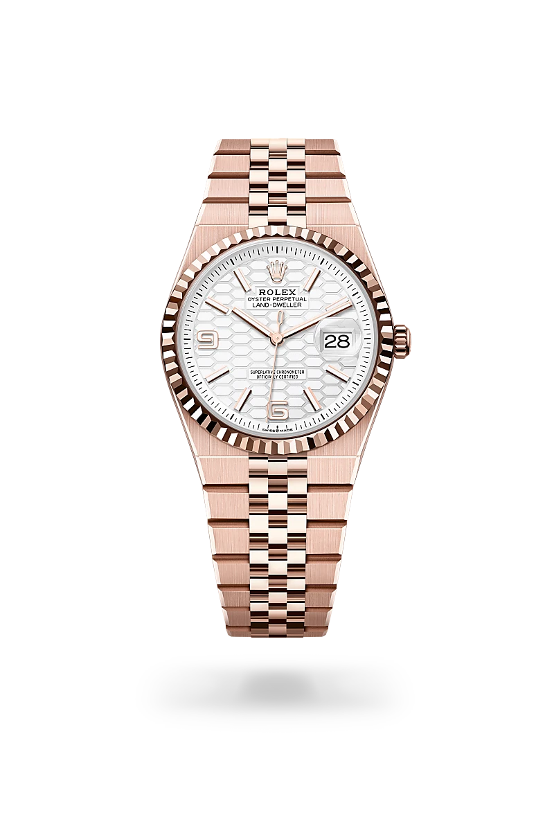 Rolex Land-Dweller 36腕錶18K永恒玫瑰金款，M127235-0001 - 金輪錶行