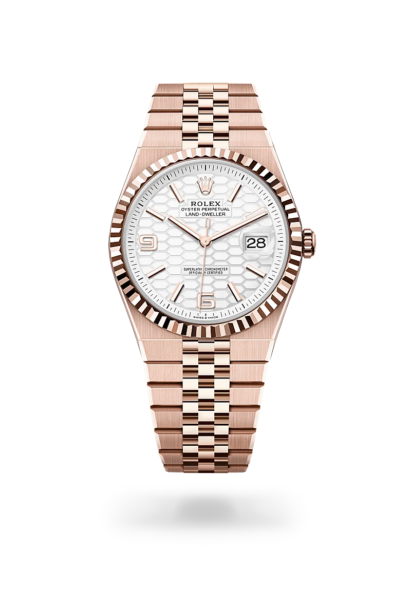 Rolex Land-Dweller 40腕錶18K永恒玫瑰金款，M127335-0001 - 金輪錶行