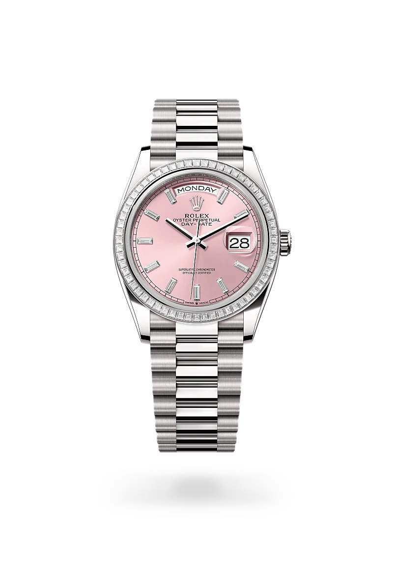 Rolex Day-Date 36腕錶18K白色黃金款，M128399TBR-0029 - 金輪錶行
