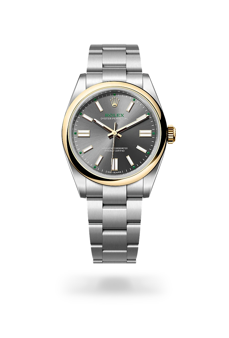 Rolex Oyster Perpetual 41腕錶黃金鋼（蠔式鋼與黃金的組合）款，M134303-0001 - 金輪錶行