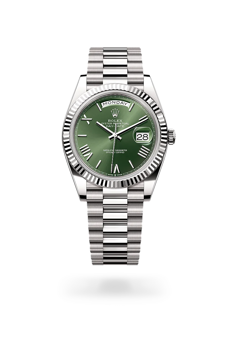 Rolex Day-Date 40腕錶18K白色黃金款，M228239-0033 - 金輪錶行