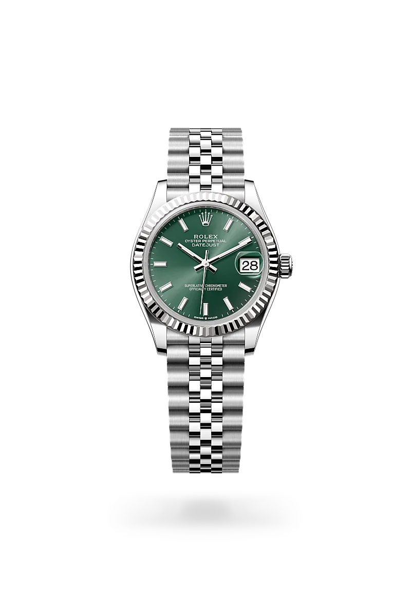 Rolex Datejust 31腕錶白色黃金鋼（蠔式鋼與白色黃金的組合）款，M278274-0018 - 金輪錶行
